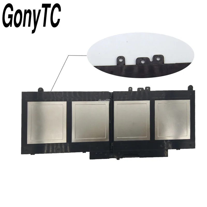 Аккумулятор GONYTC 6MT4T для ноутбука Dell Latitude E5470 E5570 15 6 дюйма M3510 7V69Y TXF9M 79VRK 07V69Y 7 В 62