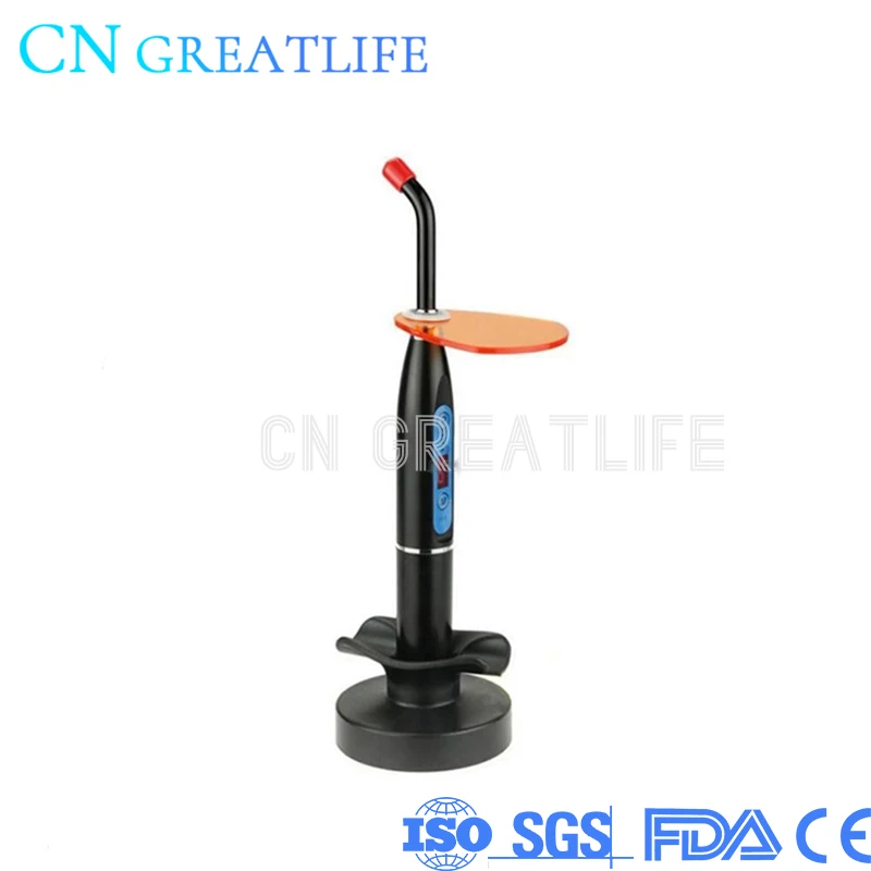 

Black 1500mw 5w Dental Instrument Wireless Cordless Lamp Led Curing Light