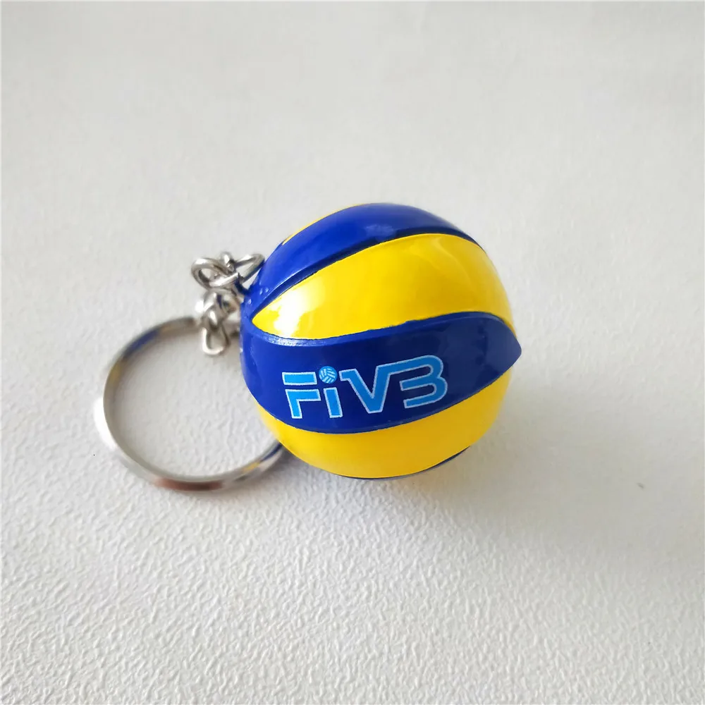 V200w Volleyball Keychain Sport Key Chain Car Bag Ball Volleyball Key Ring Holder Volleyball Gifts For Players Keyring Keychains