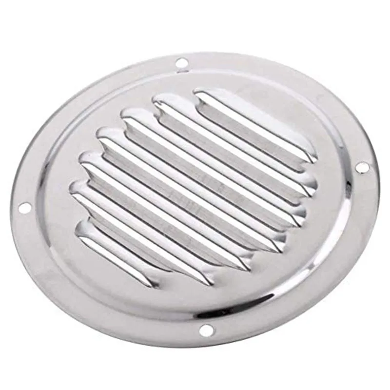 

2Pcs 4 Inch Stainless Steel 316 Round Vents, Shutter Vents, Stainless Steel Marine Vents