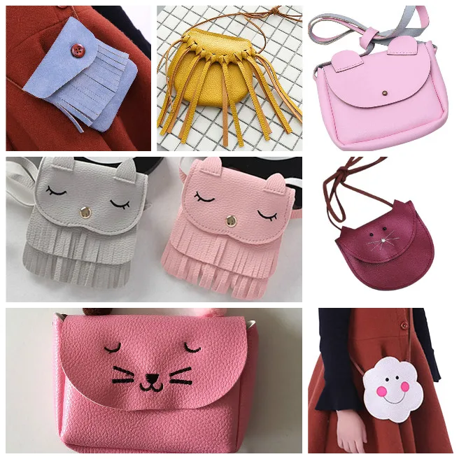 Милая маленькая сумка-мессенджер на плечо с кисточкой для девочек маленькие