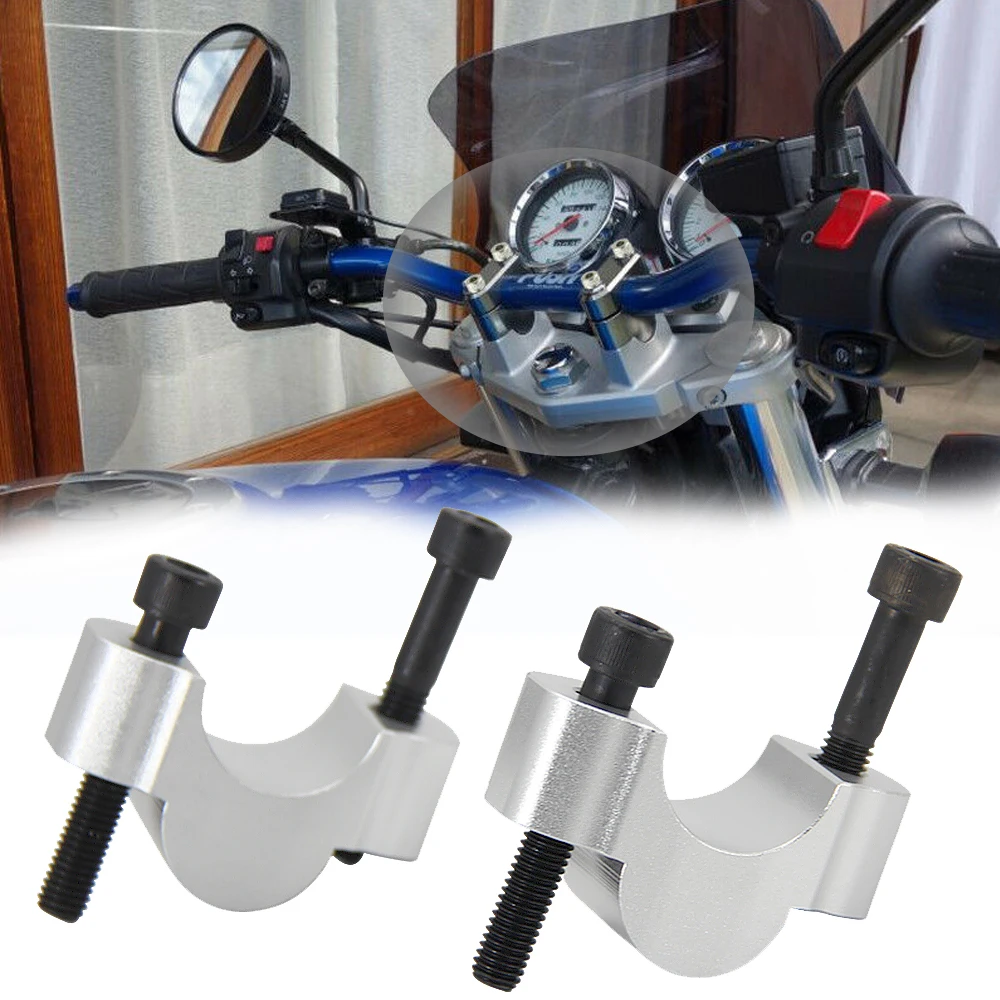 

For Yamaha Tenere 700 TENERE 700 XT700Z XTZ 700 Motorcycle Accessories Handlebar Risers Mounting Mount Riser CNC Billet Aluminum