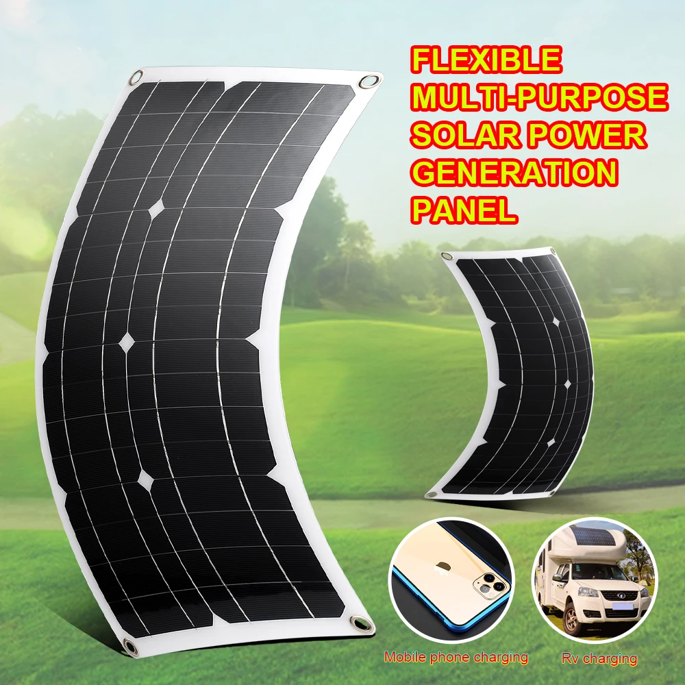 

Multi-purpose USB Solar Panel Outdoor 25W 5V Monocrystalline Silicon Portable Mobile Phone Charger Panel for Vehicles Ships