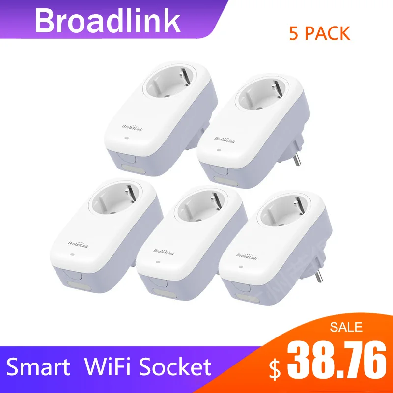 Электрическая смарт-розетка BroadLink SP4L EU 16 А с поддержкой Wi-Fi 1/2/5 шт. | Электроника