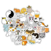 50100pcs cute cats stickers decoration laptop skateboard helmet guitar waterproof wholesale uu gift kawaii anime stickers