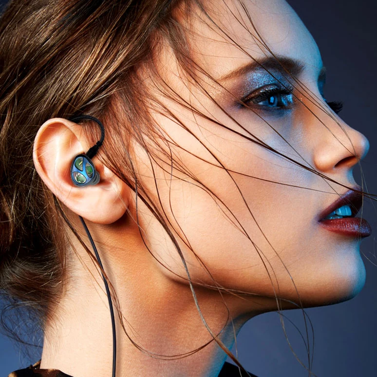 

VJJB N30 Three-unit ring iron earphone in-ear Bluetooth cable control noise reduction HIFI subwoofer mobile phone universal