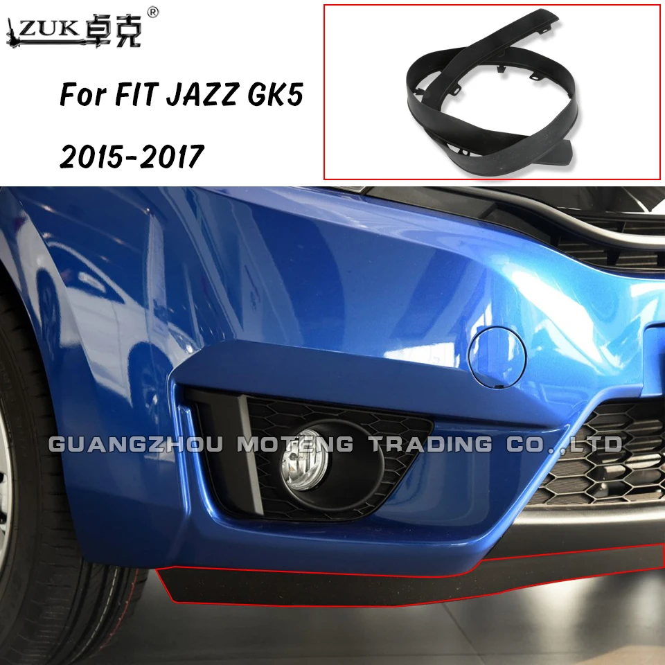 Новинка сменный спойлер для крышки переднего бампера HONDA FIT JAZZ GK5 2015 2016 2017 черного
