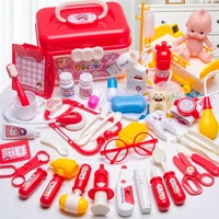 doctor set for kids pretend play girls role playing games hospital accessorie medical kit nurse tools bag toys children gift