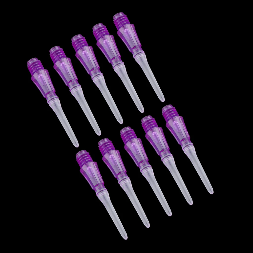 Набор из 10 пластиковых наконечников для мягких/электронных аксессуаров Дартса |