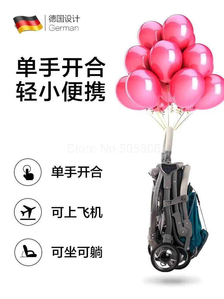 Boarding Baby Trolley Reclining Portable Folding Bb Child |