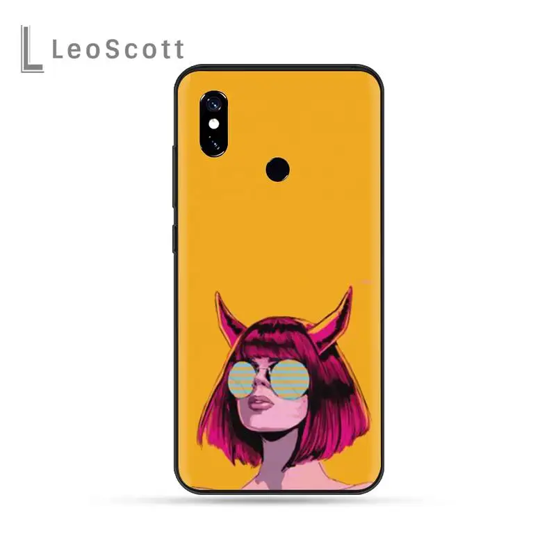 

Sexy girl evil cool cartoon Phone Case For Xiaomi Redmi 4x 5 plus 6A 7 7A 8 mi8 8lite 9 note 4 5 7 8 pro