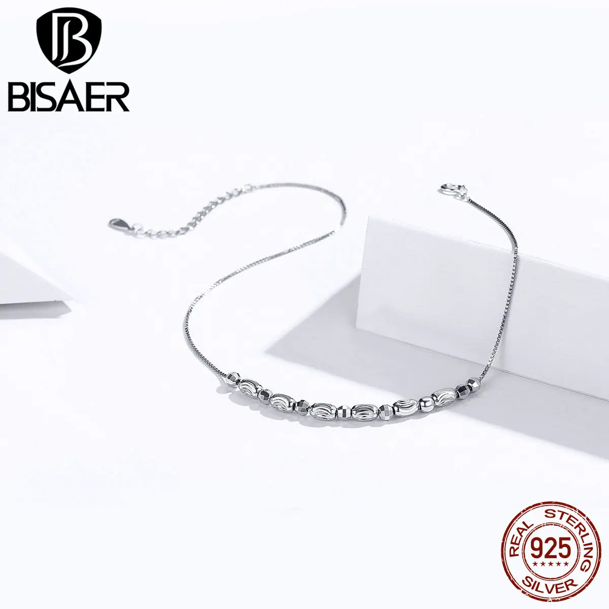 Браслеты на ногу женские ювелирные украшения из стерлингового серебра 26 см с