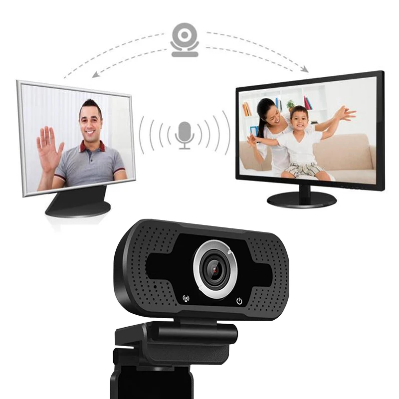 1080P Web Camera USB Live Webcam Built-in Microphone Video for PC Laptop Streaming Recording | Электроника