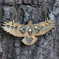 eagle retro punk thunderbird animal shape eagle pendant necklace man woman chain statement necklace fashion jewelry gifts