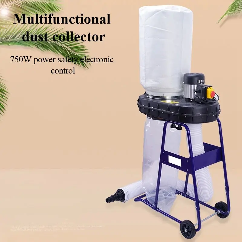 

Dust Collector Woodworking Vacuum Cleaner Small Bag Dust Collector Single and Double Bucket Vacuum Cleaner Buddhist Bead Machine