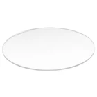 Прозрачный зеркальный акриловый круглый диск толщиной 3 мм