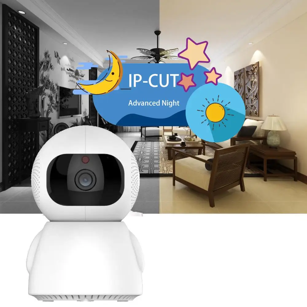 

HD IP Cloud storage Camera Surveillance Wifi Security Night Vision Two Way Audio