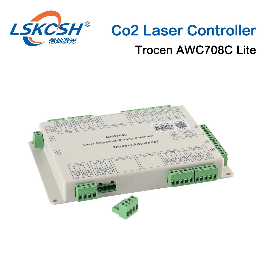 LSKCSH Лидер продаж AWC708C lite Co2 лазерный контроллер Co2 Запчасти для лазерных машин для Co2
