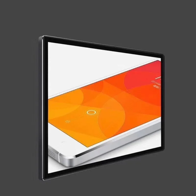 Настенный цифровой каркас ПК встроенные ЖК мониторы 32 дюйма дисплей рекламный