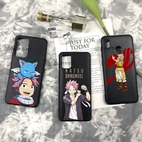 anime fairy tail phone case for samsung a12 a32 a71 4g 5g a10 a20 a21 a40 a50 s a51 a52 a70 a72 silicone funda