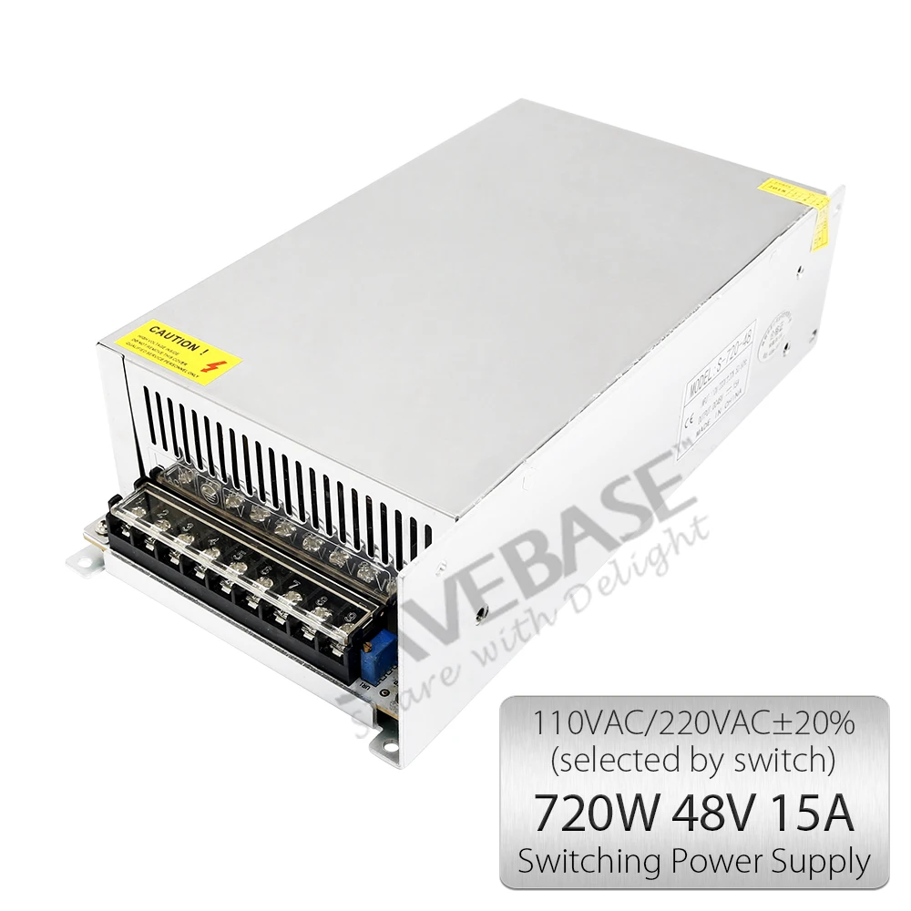 Блок питания для фрезерного станка с ЧПУ SAVEBASE AC 110 В или 220 в DC 48 15 А | Обустройство