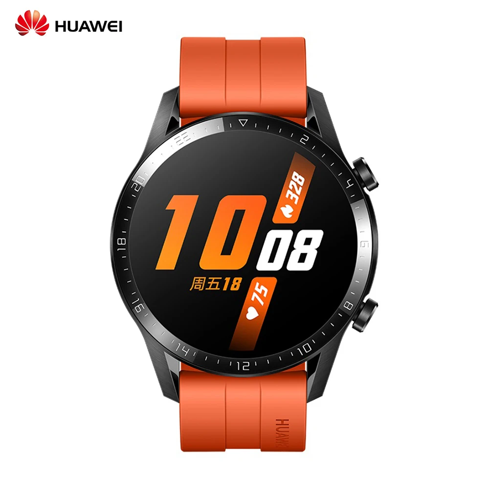 HUAWEI WATCH GT 2 Smartwatch 42 мм 46 мм 5ATM GT2 BT умные часы водонепроницаемые спортивные BT 5,1 gps сердечного ритма кровяное давление для мужчин и женщин