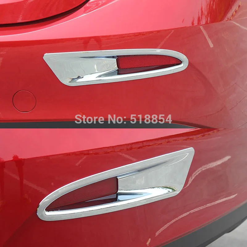 Аксессуары для 2014 2015 MAZDA 3 M3 AXELA SEDAN хромированный задний отражатель