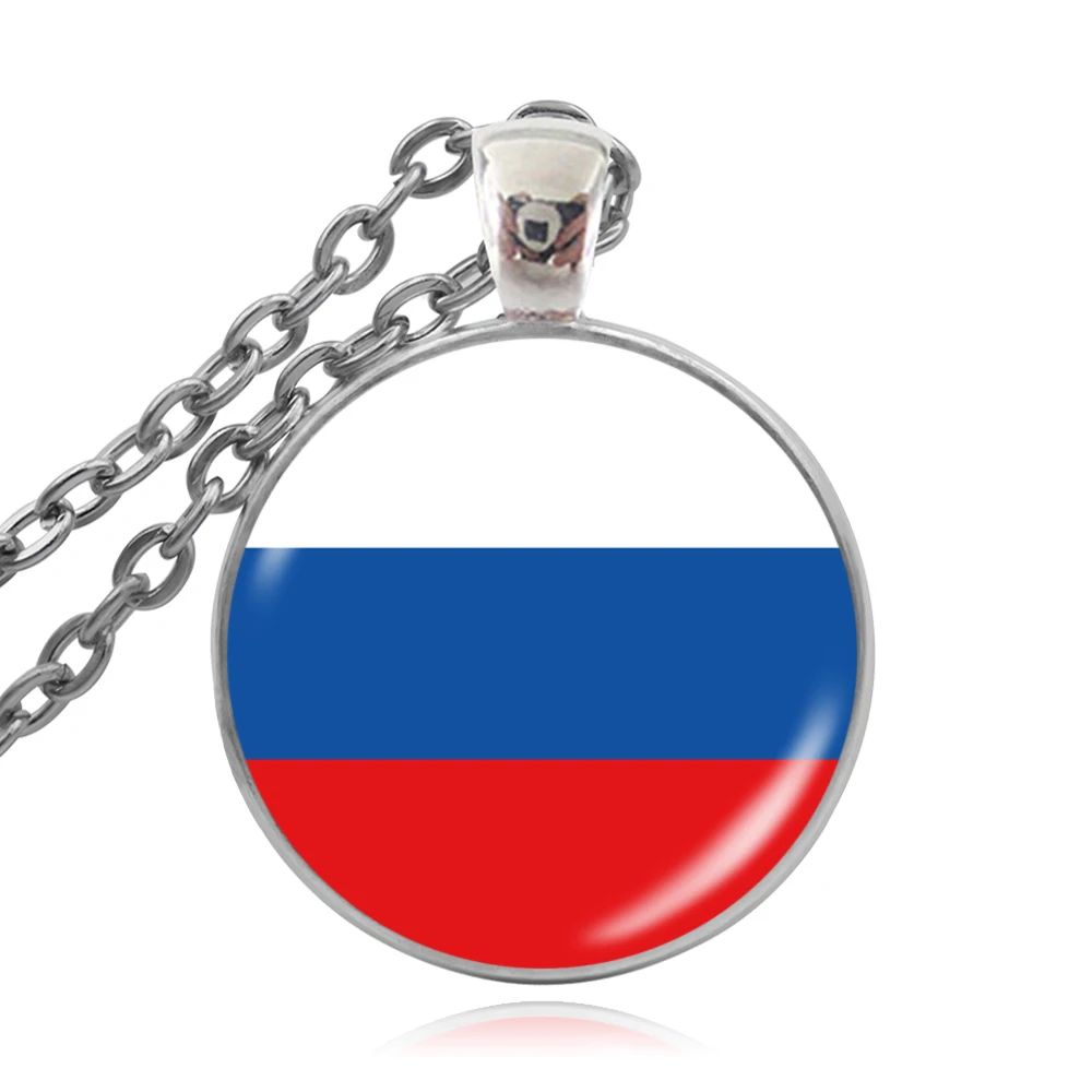 KARAIRIS Fashion National Flag Necklace Canada USA UK Cabochon Jewelry Handmade Pendant Sweater Chain Souvenir Necklaces Gifts | Украшения