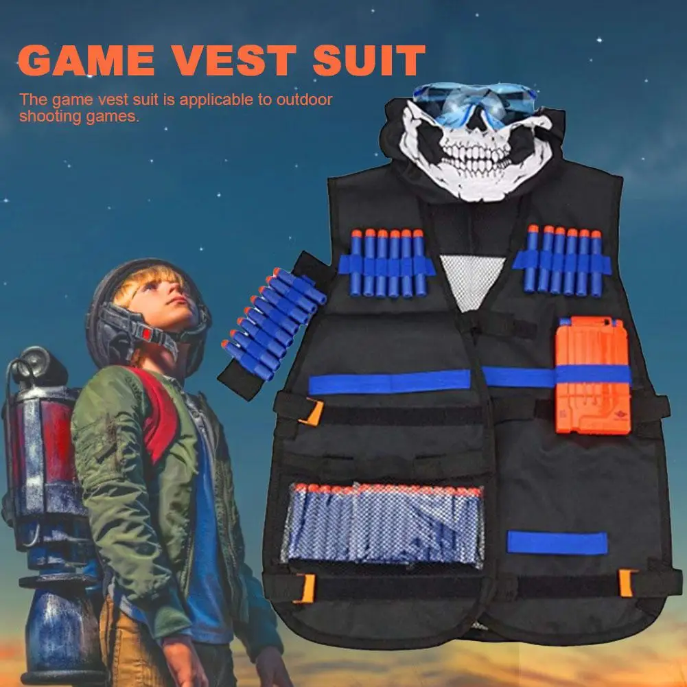 Уличный игровой жилет костюм командный для стрельбы набор жилетов erf Guns N Strike