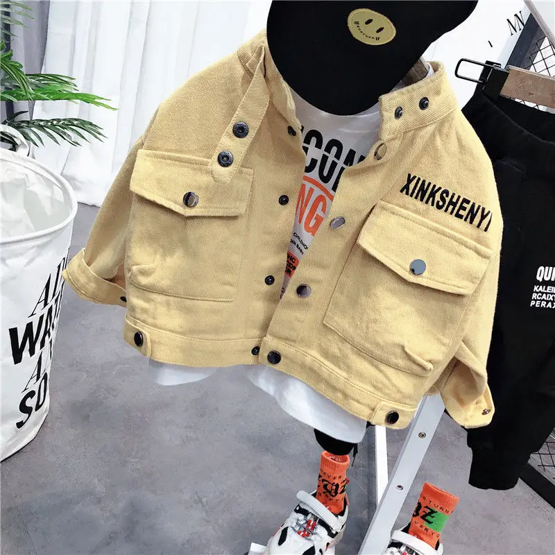 Детская куртка для мальчиков Осень зима 2020 куртки пальто детская верхняя одежда