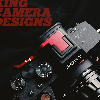 Металлический Горячий башмак для большого пальца для sony A74 A7R4 A7M4 IV A92 a9II ILCE-7RM4 ручка для камеры с кожаной защитой