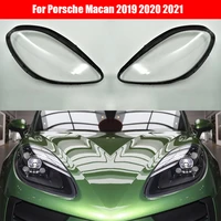 headlamp cover for porsche macan 2019 2020 2021 2022 car headlight lens replacement auto shell
