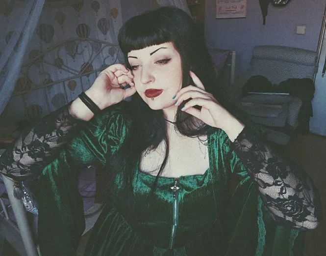 Осенние элегантные размера плюс вечерние готические Шикарные Длинные Блузки