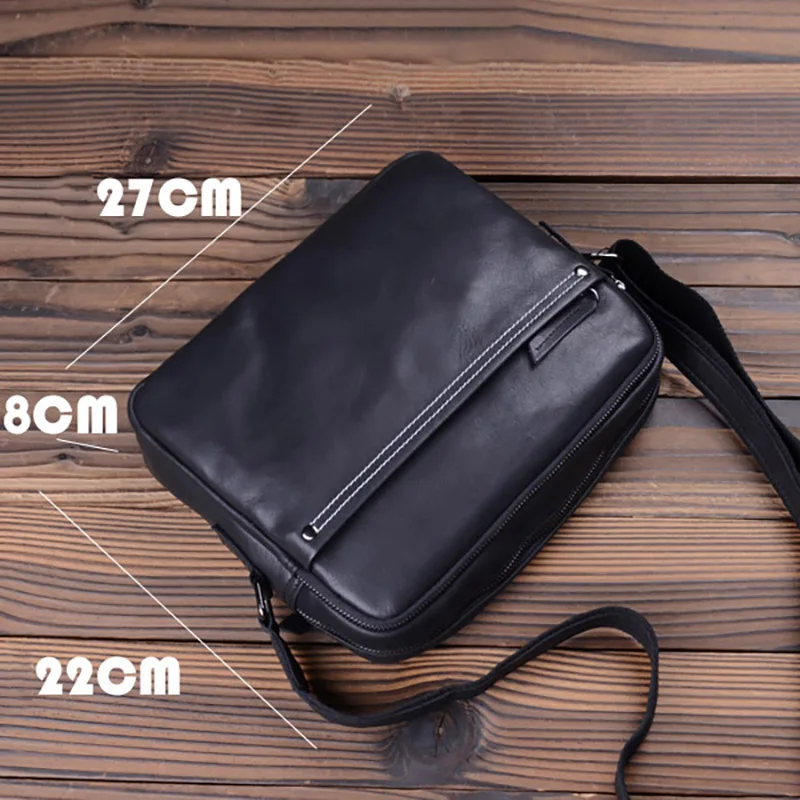 AETOO Leather handmade men's bags head leather slant edifer casual postman large-capacity shoulder |