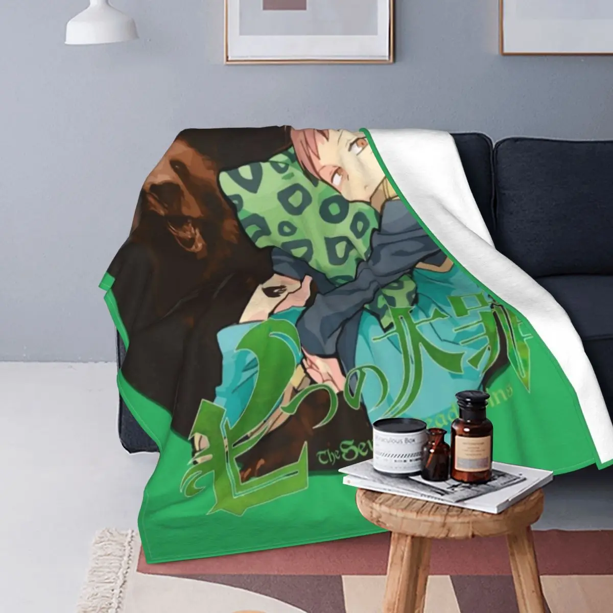 

The Seven Deadly Sins Blankets Coral Fleece Plush Spring/Autumn Nanatsu No Taizai Ultra-Soft Throw Blanket for Bed Outdoor