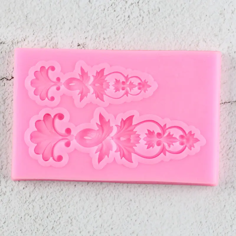 Рельефные силиконовые формы в стиле барокко для выпечки капкейков| |