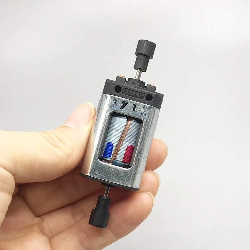 Micro 5-pole Rotor Motor DC 12V-24V High Speed Compensation Carbon Brush with With Copper Wheels Flywheel for HO Car Rail Train |