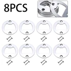 8 шт. 40 мм круглая открывалка для пивных бутылок вставки с винтами Сделай Сам пивная Сода стеклянная крышка открывалка для бара инструменты для кухни гаджеты