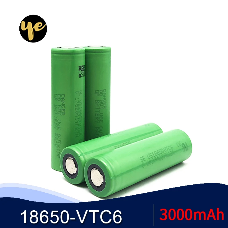 100% оригинал 18650 VTC6 3 7 V 3000mAh литий ионная аккумуляторная батарея для sony US18650