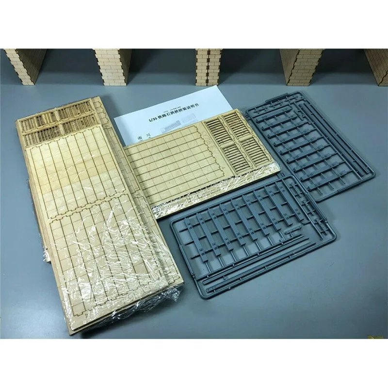 1/35 Scale Railway Stone Arch Bridge Diorama Wooden Assembly Model Kit TMW00012 | Игрушки и хобби