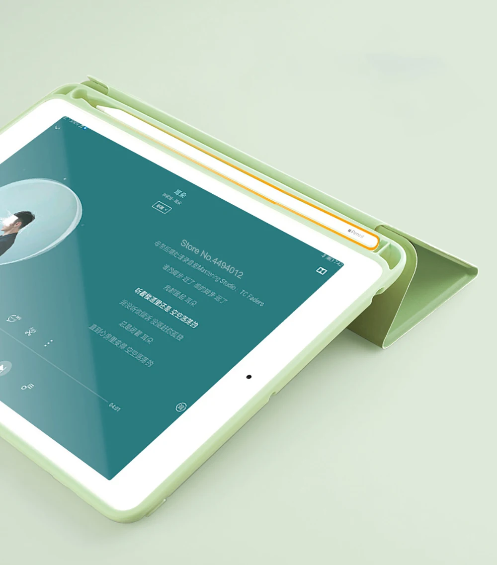 Умный чехол с держателем для карандашей для iPad Mini 5, чехол из искусственной кожи с функцией автоматического сна, защитная оболочка, модель A2133 A2124 A2125 A2126