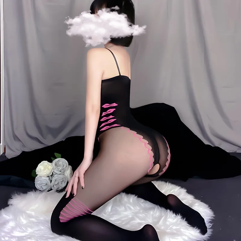 

Женское нижнее белье с открытой промежностью, эротическое нижнее белье, комбинезоны, сексуальные костюмы, комбинезоны, одежда для сна