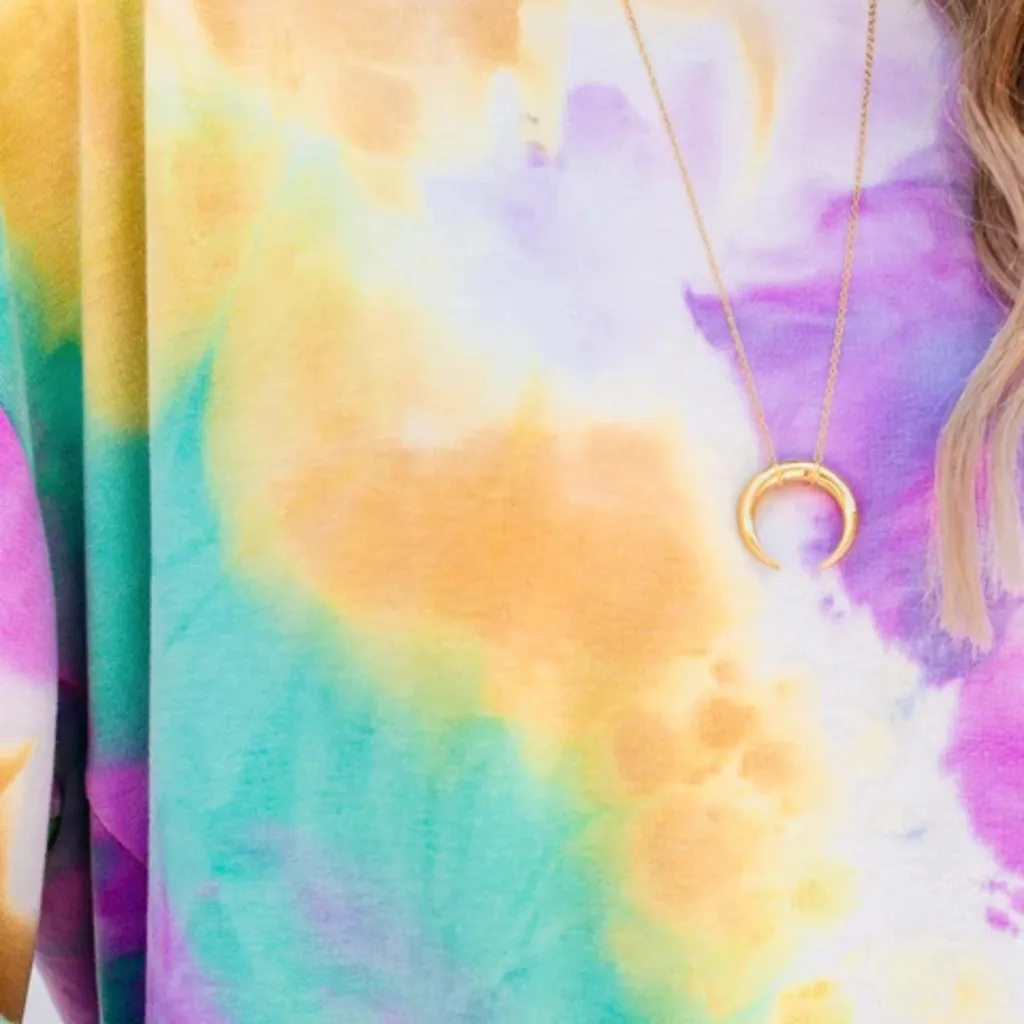 

Women's Hoodie Printed Tie-dye Sweatshirt Long Sleeve Pullover Tops Blouse