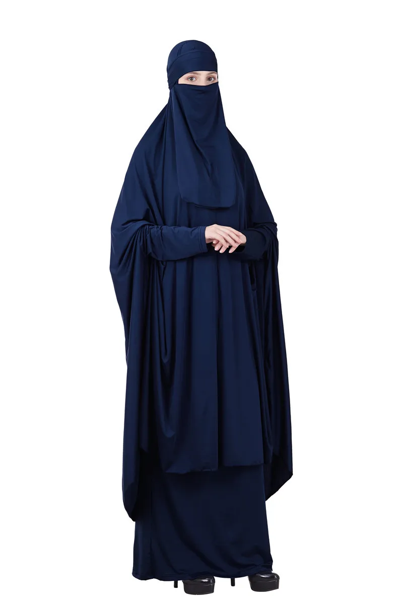 3 шт. мусульманский халат юбка вуаль Burka Niqab молитвенный набор мусульманская абайя