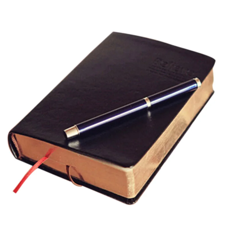 Винтажный блокнот из толстой бумаги искусственной кожи + бумажный Библейский