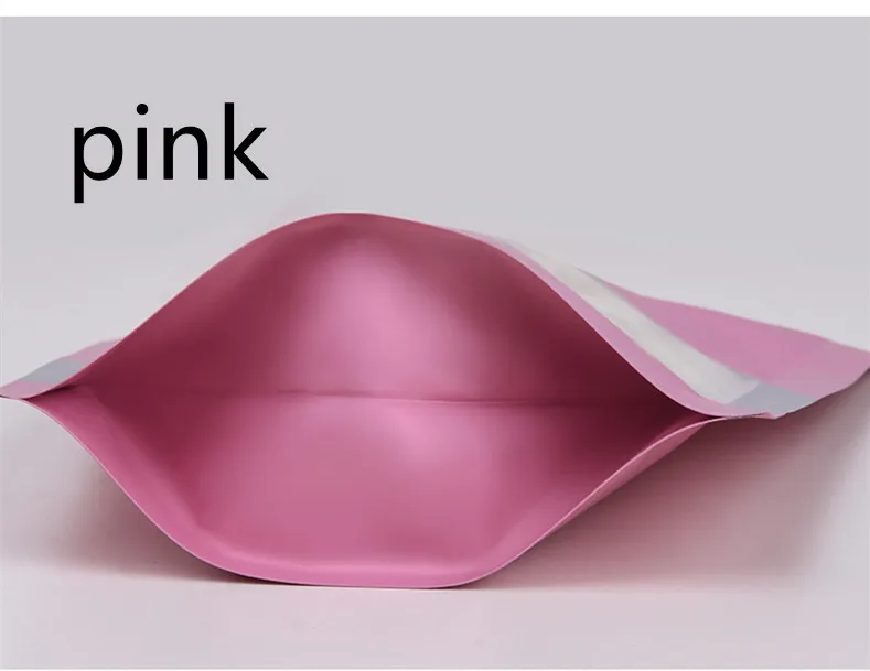 Толстая цветная алюминиевая фольга на молнии самонесущий упаковочный пакет