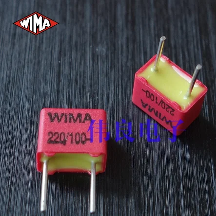 

2PCS WIMA 100V 220pF 221 N22 FKP2 series film capacitor original brand new