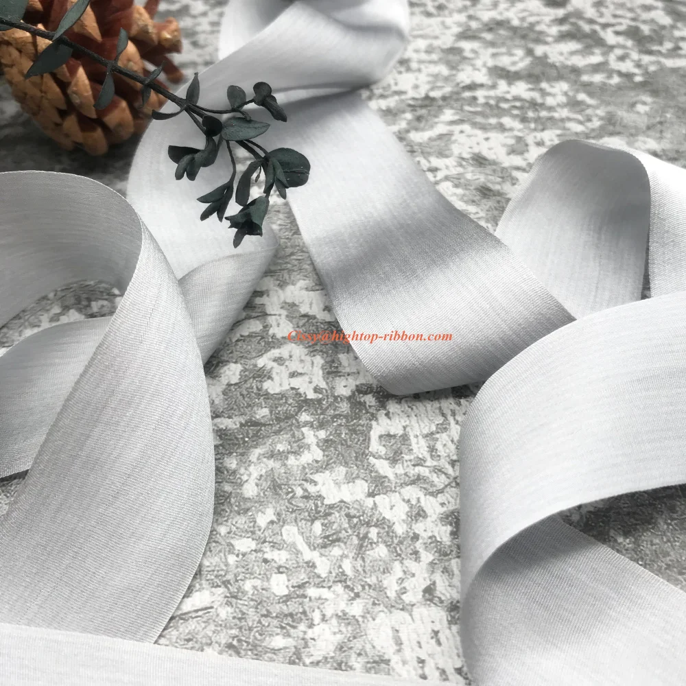 new color 32mm size pure silk normal silk ribbon for embroidery and handcraft project,gift packing