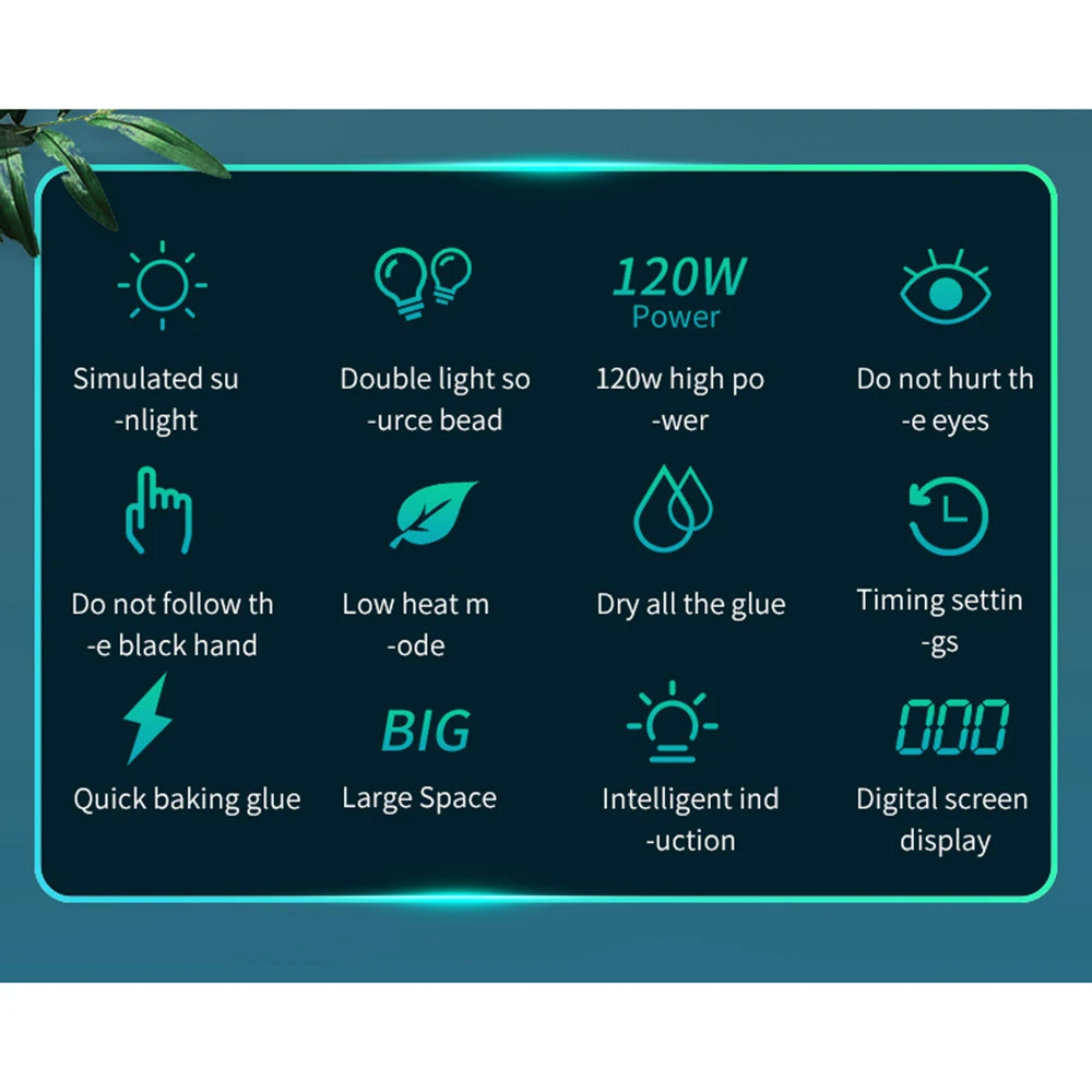 Лампа SUN X5 MAX для сушки ногтей светодиодсветодиодный с автоматическим датчиком 120