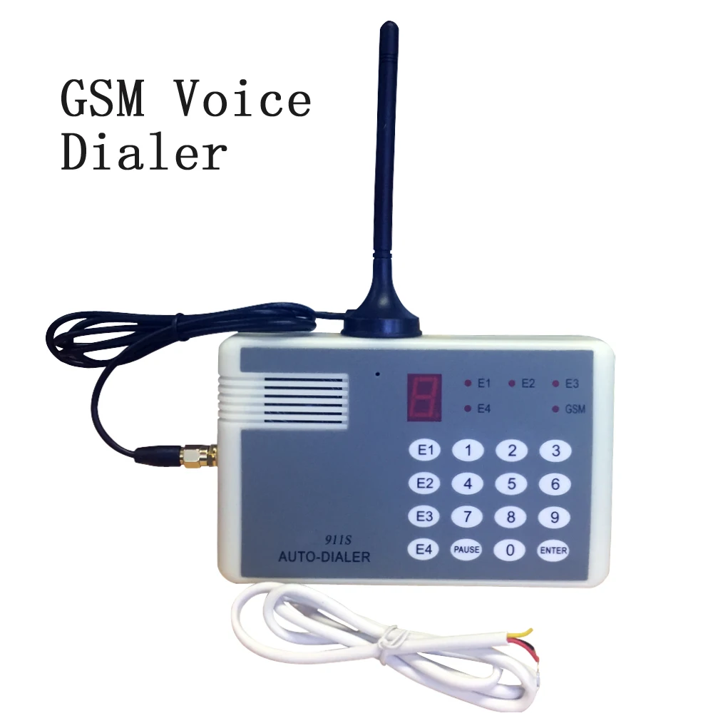 911S 4G GSM голосовой номеронабиратель SIM-карта 850/900/1800/1900 МГц аварийный вызов